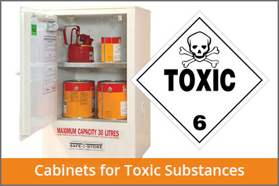 toxic substances cabinets