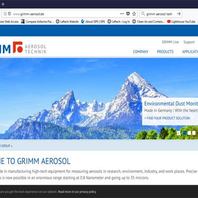 Grimm Aerosol Technik Launches New Website
