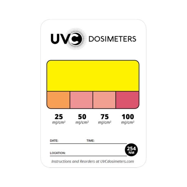 UVC 254 Quad Card Dosimeters
