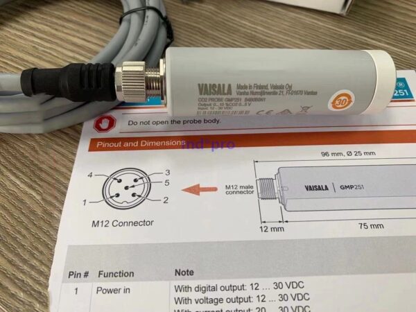 Vaisala GMP251 Carbon Dioxide CO2 Probe - Image 2