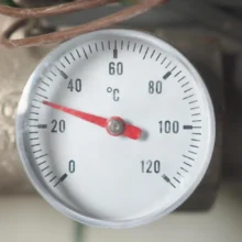 Industrial temperature gauge checked with NATA accredited calibration servicesIndustrial temperature gauge checked with NATA accredited calibration services